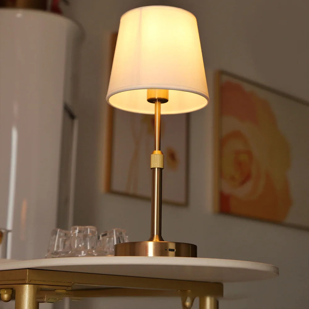 Ember Portable Lamp Traditional Gold