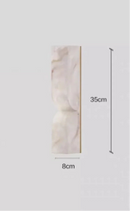 Misbah Marble Wall Lamp gold--H 35cm Warm White (2700-3500K)
