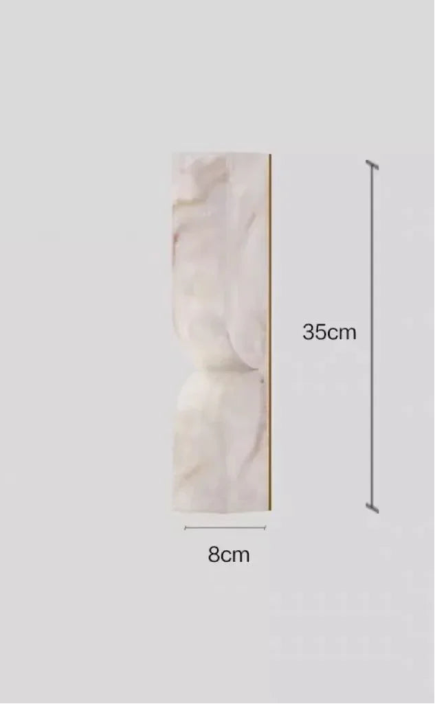 Misbah Marble Wall Lamp gold--H 35cm Warm White (2700-3500K)