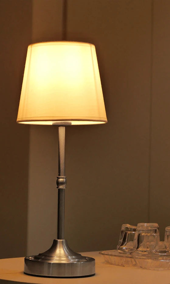 Ember Portable Lamp Traditional Silver