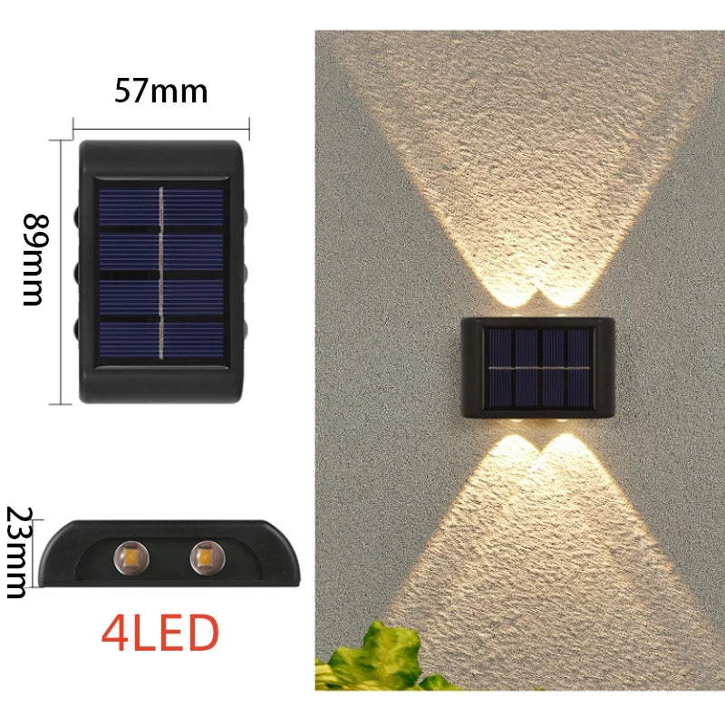 Solana Outdoor Solar Lamp 4leds 1pcs lamp