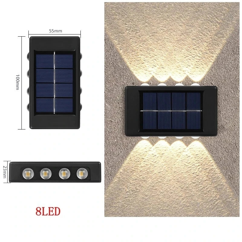Solana Outdoor Solar Lamp 8leds 1pcs lamp