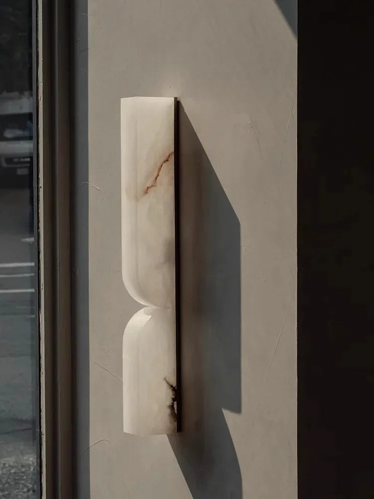 Misbah Marble Wall Lamp black--H 60cm Warm White (2700-3500K)